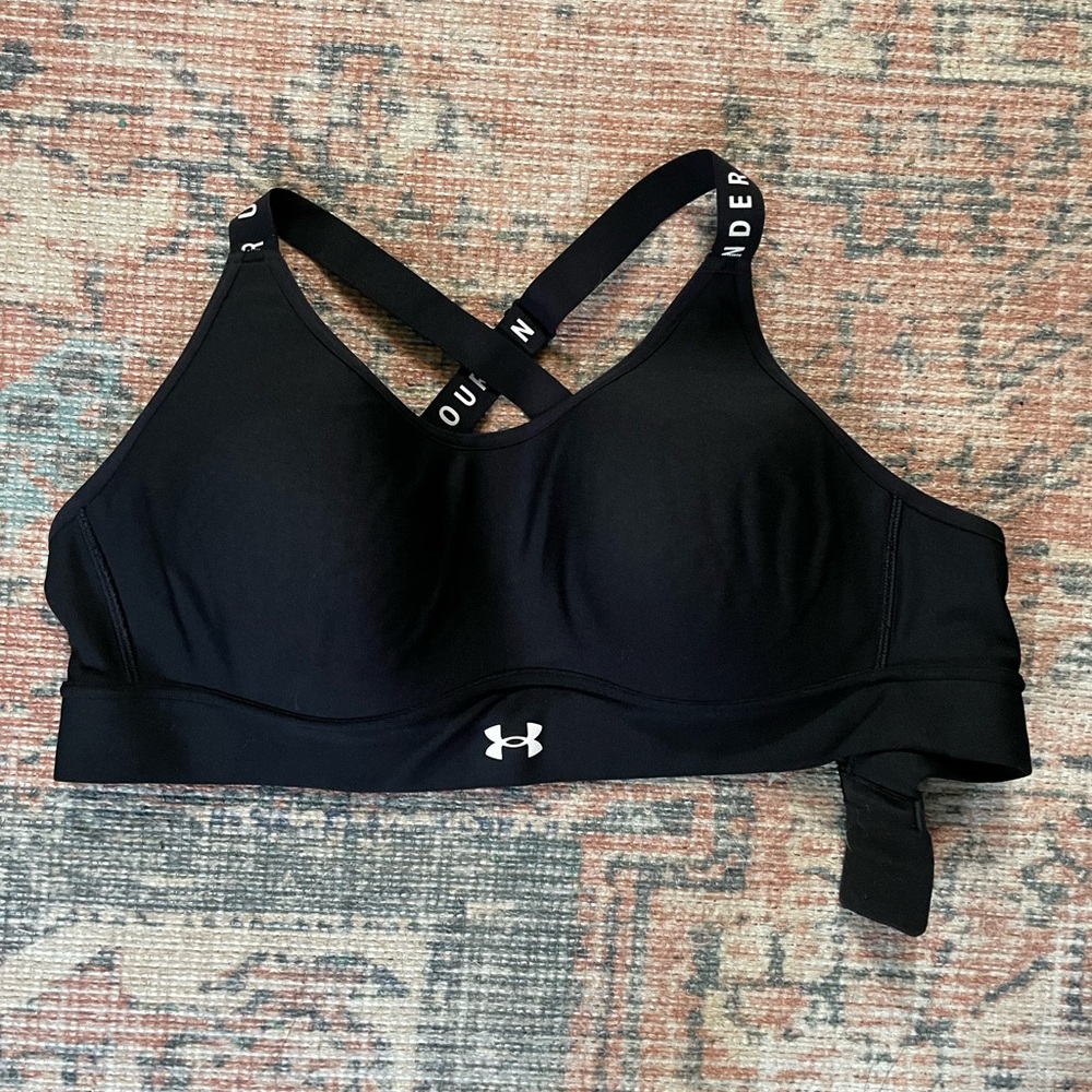 UA high support sports bra